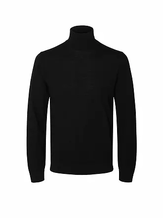 SELECTED | Pull à col roulé SLHTRAY | schwarz